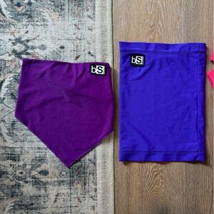 BlackStrap Purple Neck warmer The Tube Bandana snowboarding ski
